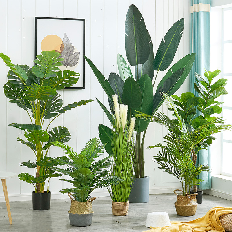 Ficus Lyrata Tree - Simulation Palm Tree Artificial Plant Ficus