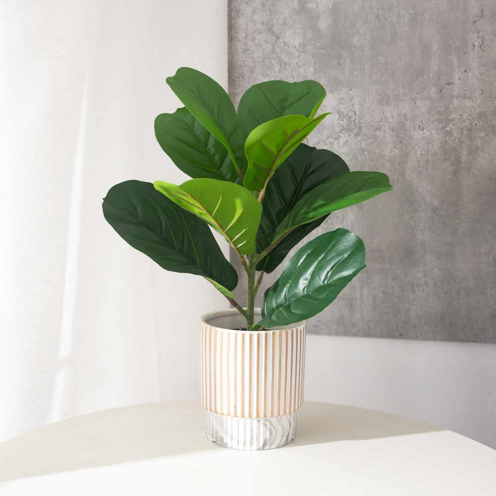 38cm 9 Forks Artificial Ficus  - огляд і ціна Ficus Lyrata Tree
