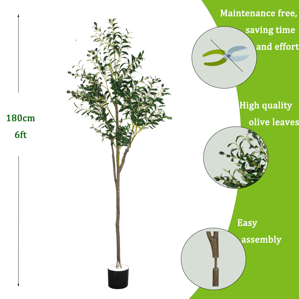 5/6ft Large Artificial Olive P - огляд і ціна Dracaena Marginata