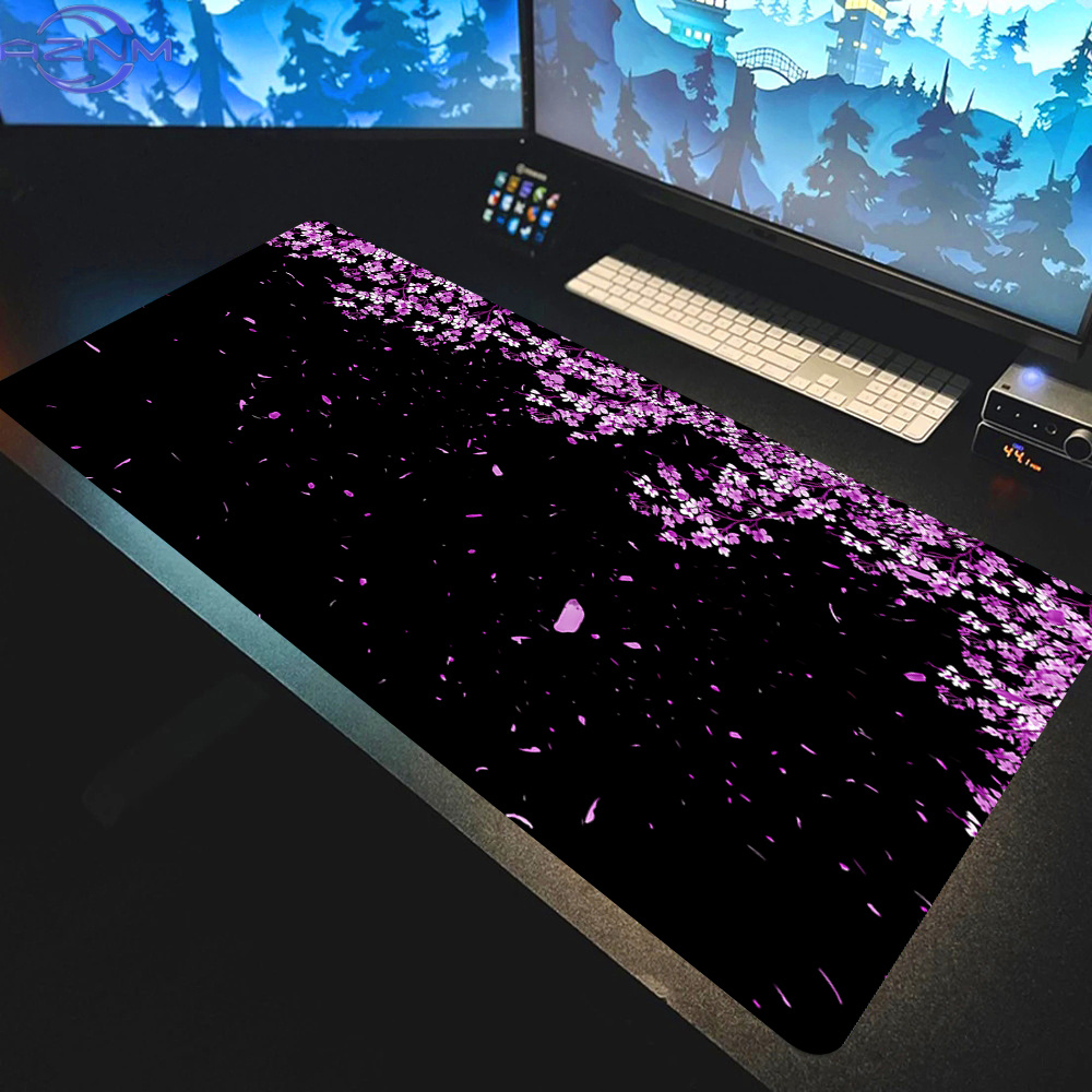 Kawaii Purple Flower Desk Mat  - огляд і ціна Tradescantia Purple